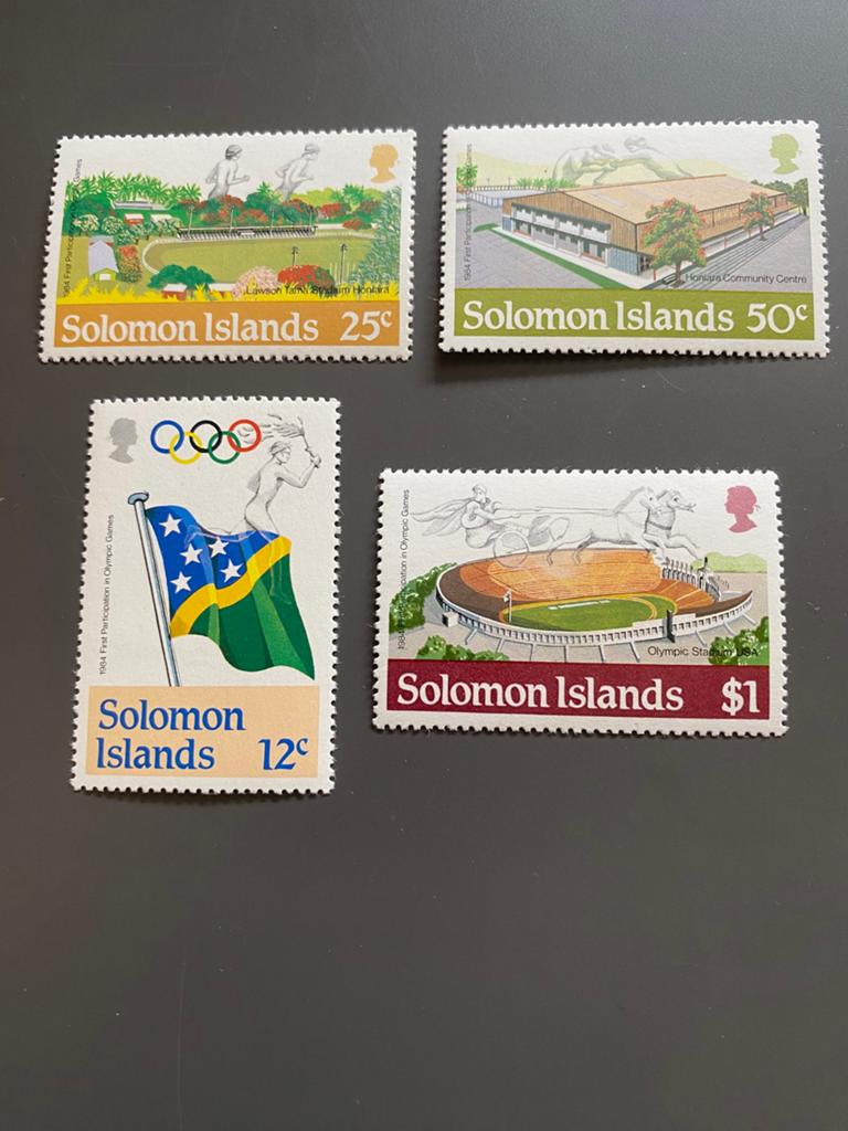 Solomon Islands 1984 Olympische Spelen Los Angeles postfris, Ophalen of Verzenden, Postfris