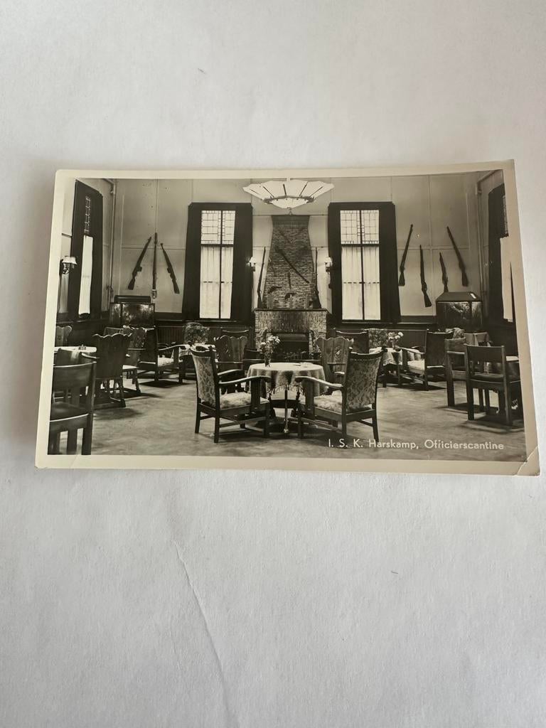 Ansichtkaart Officierskantine Harskamp 1952, Ophalen of Verzenden, 1940 tot 1960