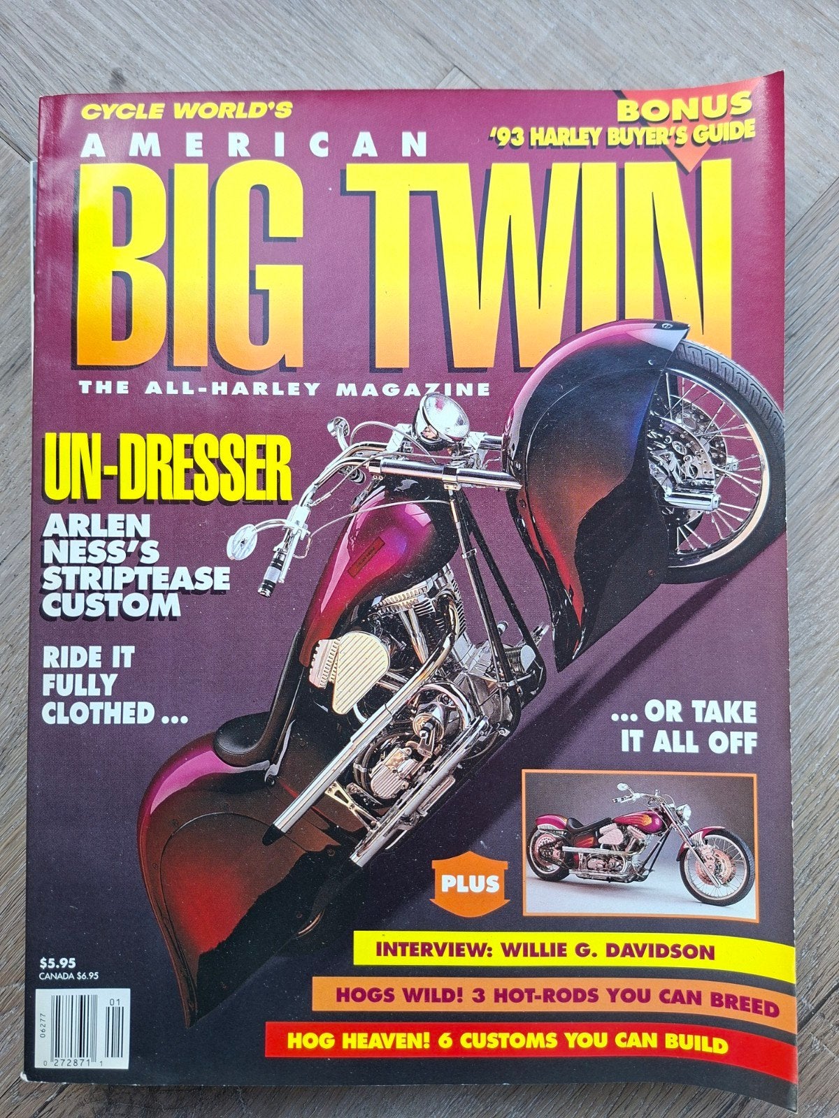 Cycle World's American Big Twin Magazine - '93 Harley, Boeken, Ophalen of Verzenden, Gelezen, Cycle World, Algemeen