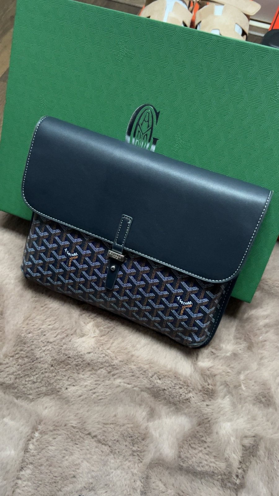 Goyard Coursier Tas, Ophalen of Verzenden, Zo goed als nieuw, Zwart