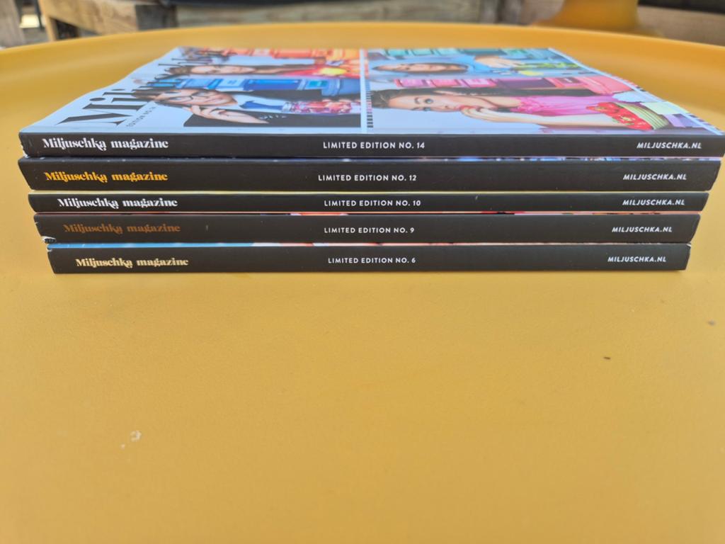 Miljuschka Magazine Limited Edition Nrs. 6, 9, 10, 12, 14, Boeken, Ophalen of Verzenden, Zo goed als nieuw, Overige typen