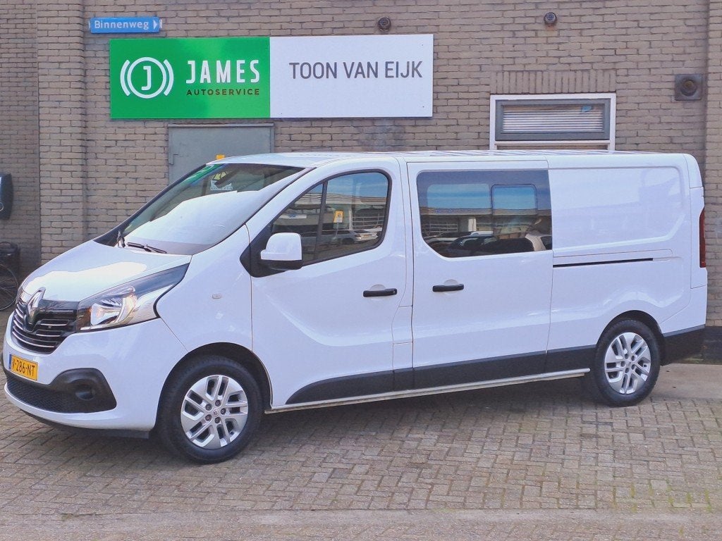 Renault TRAFIC EURO 6  125 Pk Comfort  Luxe    dub. cab. 2x, Auto's, Voorwielaandrijving, 125 pk, Met garantie (alle), Renault