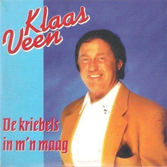Klaas Veen – De Kriebels In M'n Maag  (3 Track CDSingle), Ophalen of Verzenden, Zo goed als nieuw, Nederlandstalig