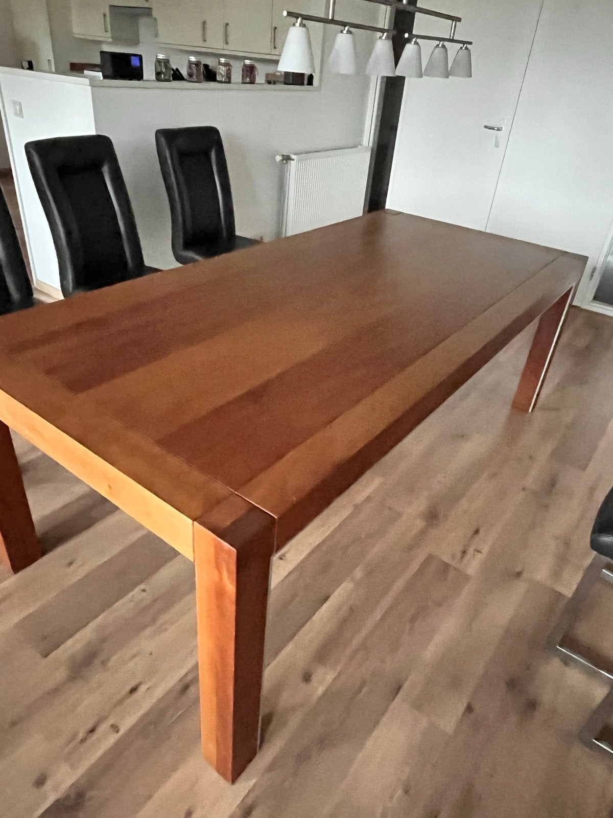 eettafel en salontafel Van Gaasbeek & Van Tiel rozenhout, Huis en Inrichting, Ophalen, Gebruikt, 100 tot 150 cm, 200 cm of meer