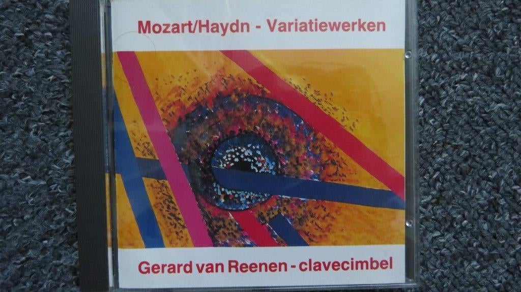 Cd clavecimbel: Gerard van Reenen, Mozart en Haydn variatie, Ophalen of Verzenden, Classicisme, Zo goed als nieuw, Kamermuziek