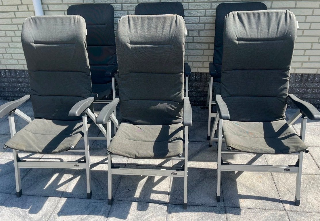 Vrijbuiter Outdoor Campingstoelen - Set van 6, Ophalen, Gebruikt, Campingstoel