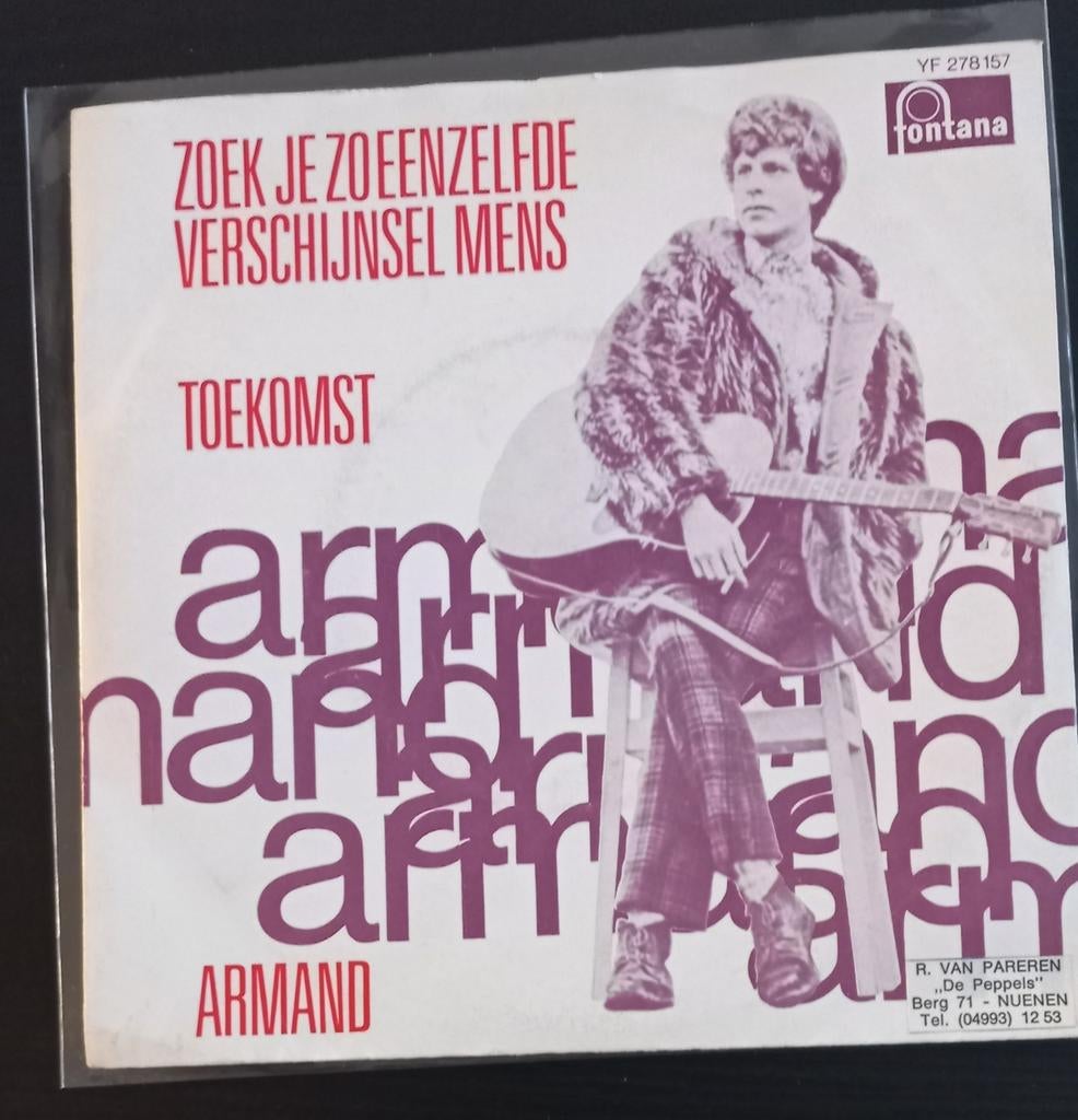 Armand Zoek je zo eenzelfde verschijns 45 FH 1967 Nederbeat, Gebruikt, Originele persing, 7 inch, Single