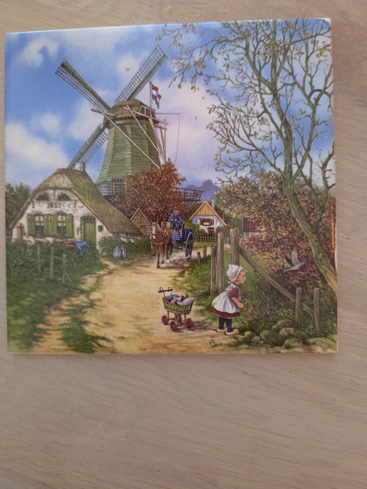 Hollandse tegeltjes, Ophalen