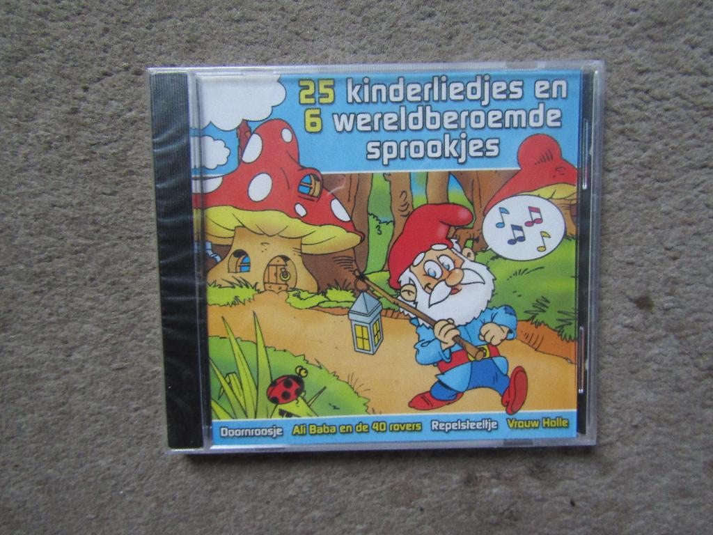CD: 25 kinderliedjes en sprookjes GESEALD, Ophalen of Verzenden, Nieuw in verpakking, Verhaal of Sprookje
