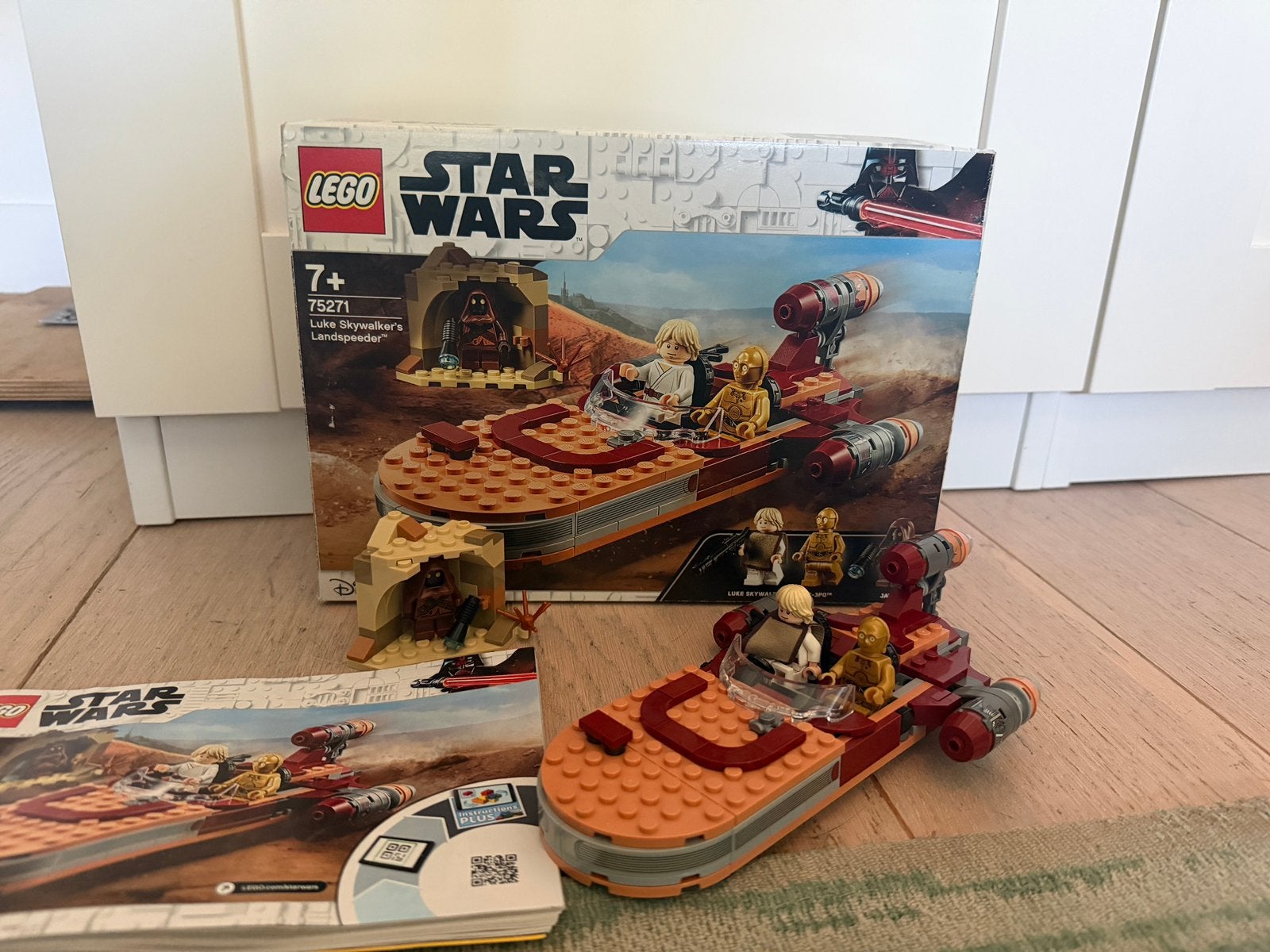 Lego 75271 Luke Skywalkers Landspeeder, Ophalen of Verzenden, Zo goed als nieuw