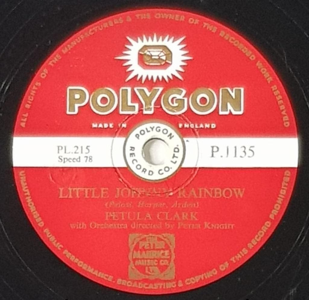 Petula Clark - Little Johnny Rainbow / Christmas Cards, Ophalen of Verzenden, Zo goed als nieuw, 12 inch