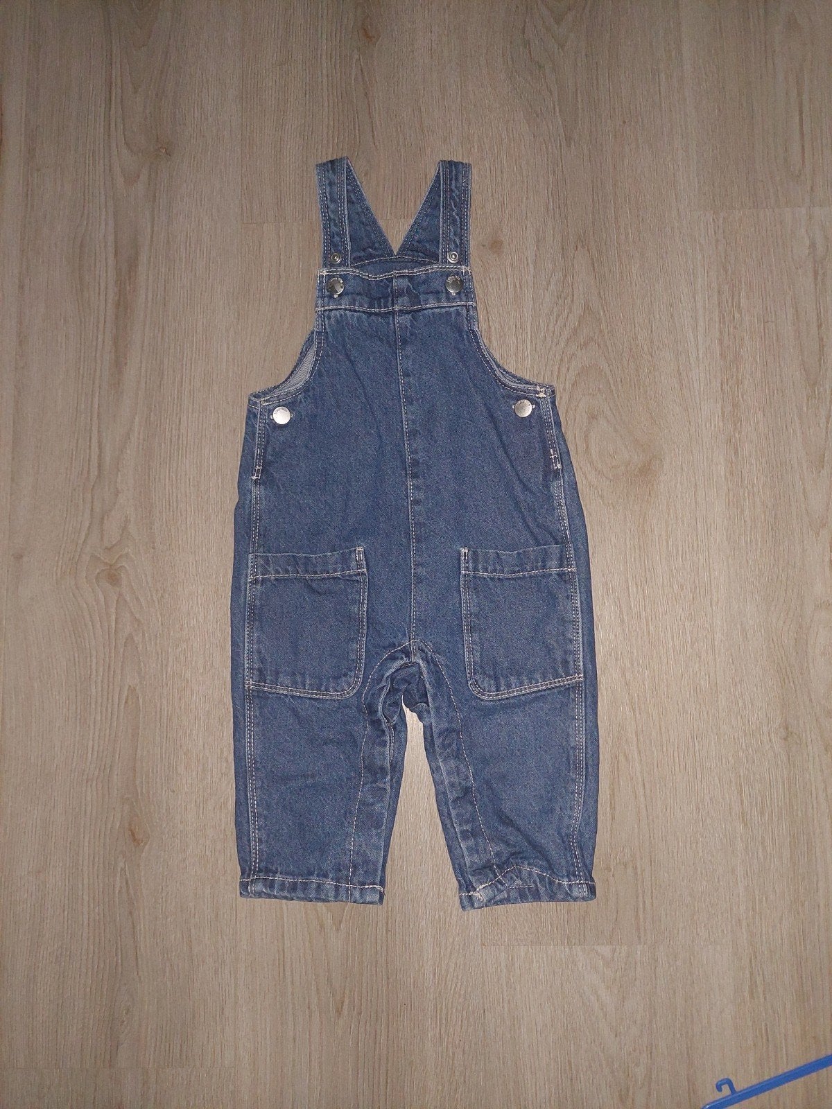Leuke spijker tuinbroek voor baby's.  Maat 74, Ophalen of Verzenden, Zo goed als nieuw, Onbekend, Jongetje of Meisje