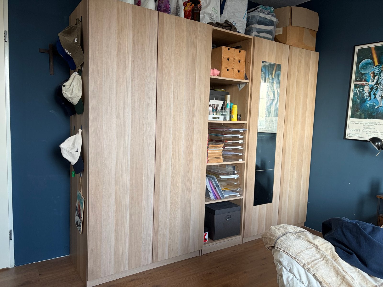 Ikea Pax kledingkast met glazen sieradenlade, Huis en Inrichting, Gebruikt, 200 cm of meer, Overige materialen, 200 cm of meer