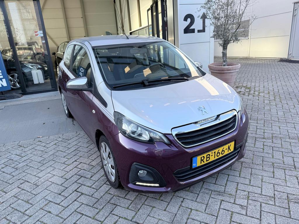Peugeot 108 1.2 Allure TWO-TONE! LEUKE AUTO! INRUIL MOGELIJK, Voorwielaandrijving, Euro 5, Stof, Gebruikt