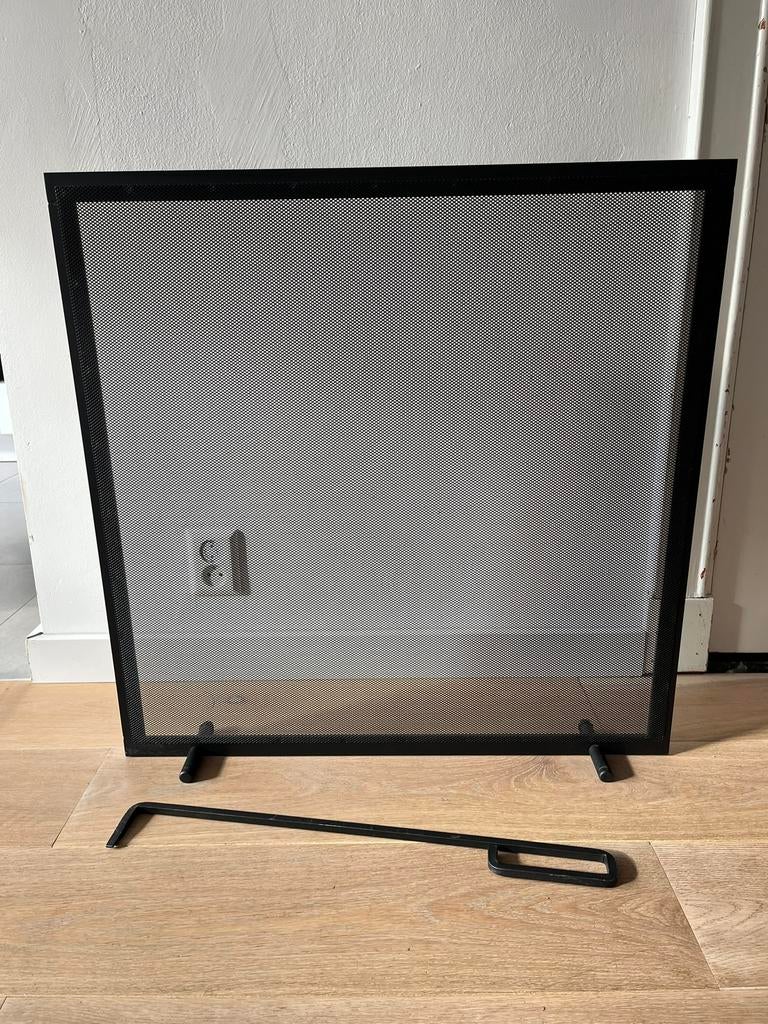Rooster haard 75x75 cm incl pook, Ophalen, Zo goed als nieuw