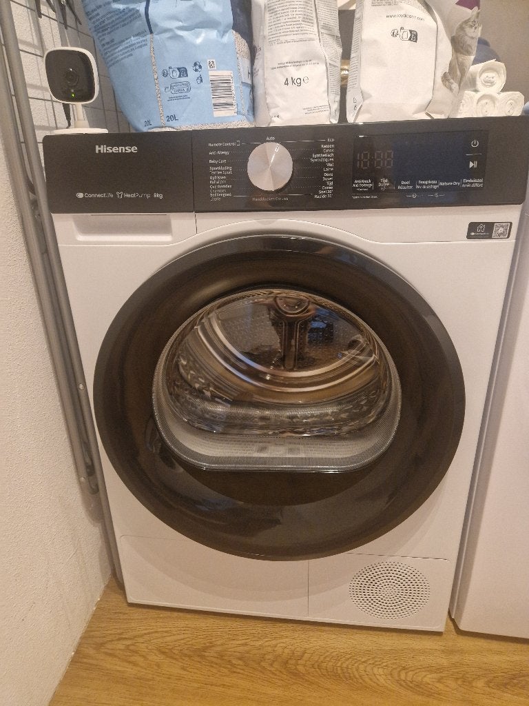 Wasdroger Hisense in november nieuw gekocht., Witgoed en Apparatuur, Wasdrogers, Ophalen, Nieuw, Condens