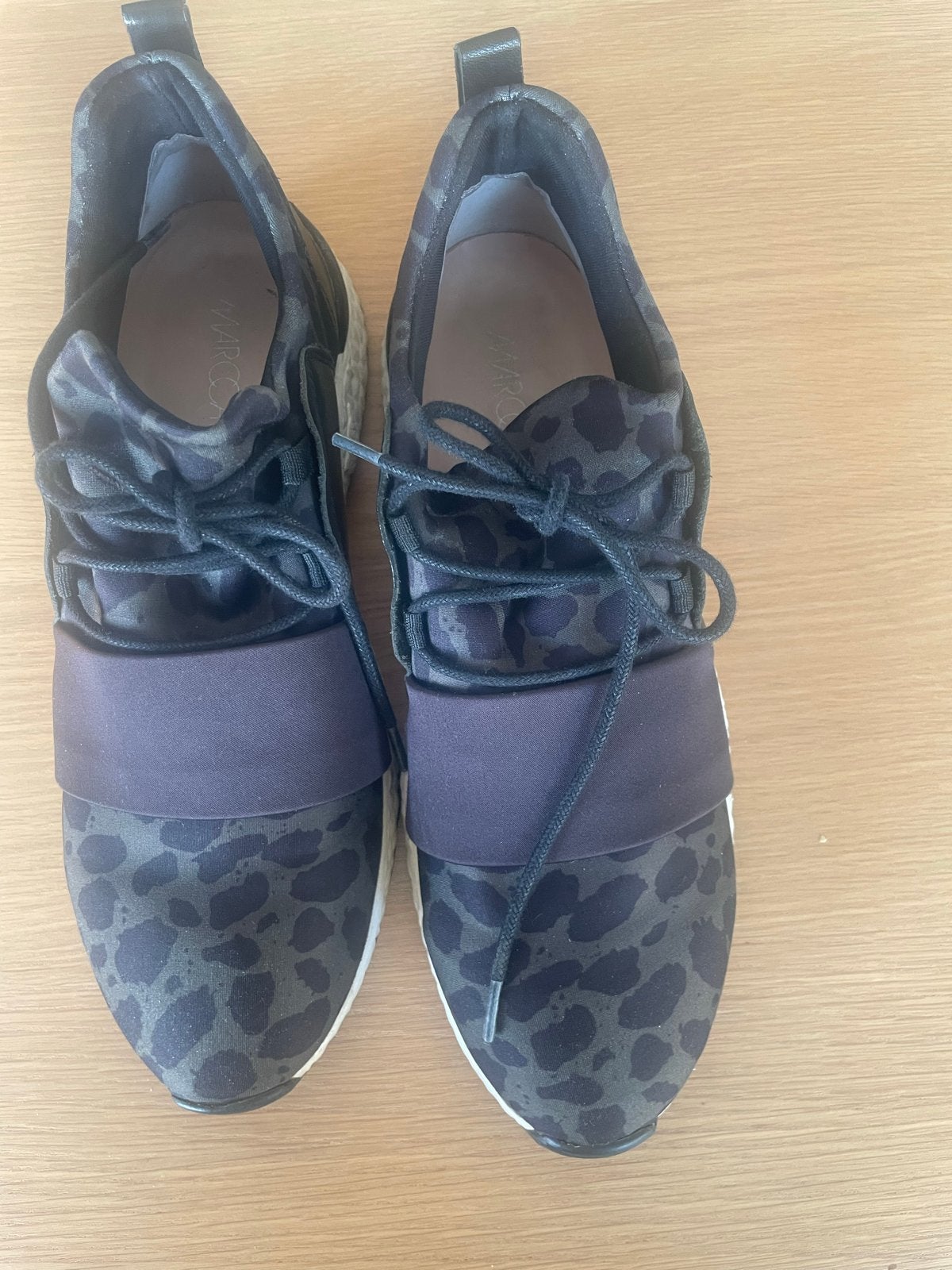 Marccain Sneakers Zwart/Groen Maat 40, Ophalen of Verzenden, Gedragen, Zwart, Sneakers of Gympen