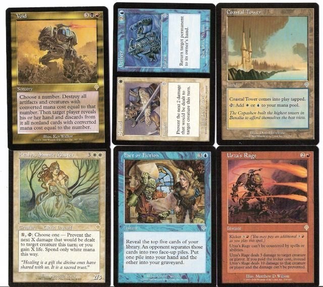 (021) MAGIC kaarten van serie Invasion, Verzenden, Zo goed als nieuw, Meerdere kaarten