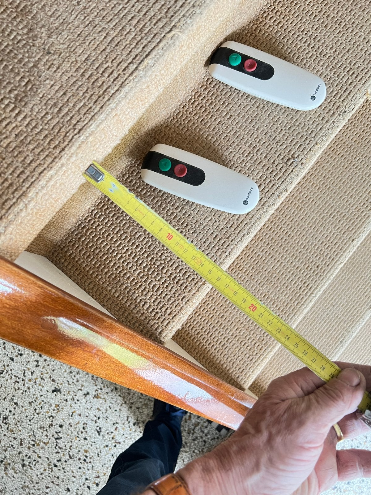 Handicare traplift, vloerhoogte ca. 3 m ., Diversen, Trapliften, Ophalen, Gebruikt, Recht