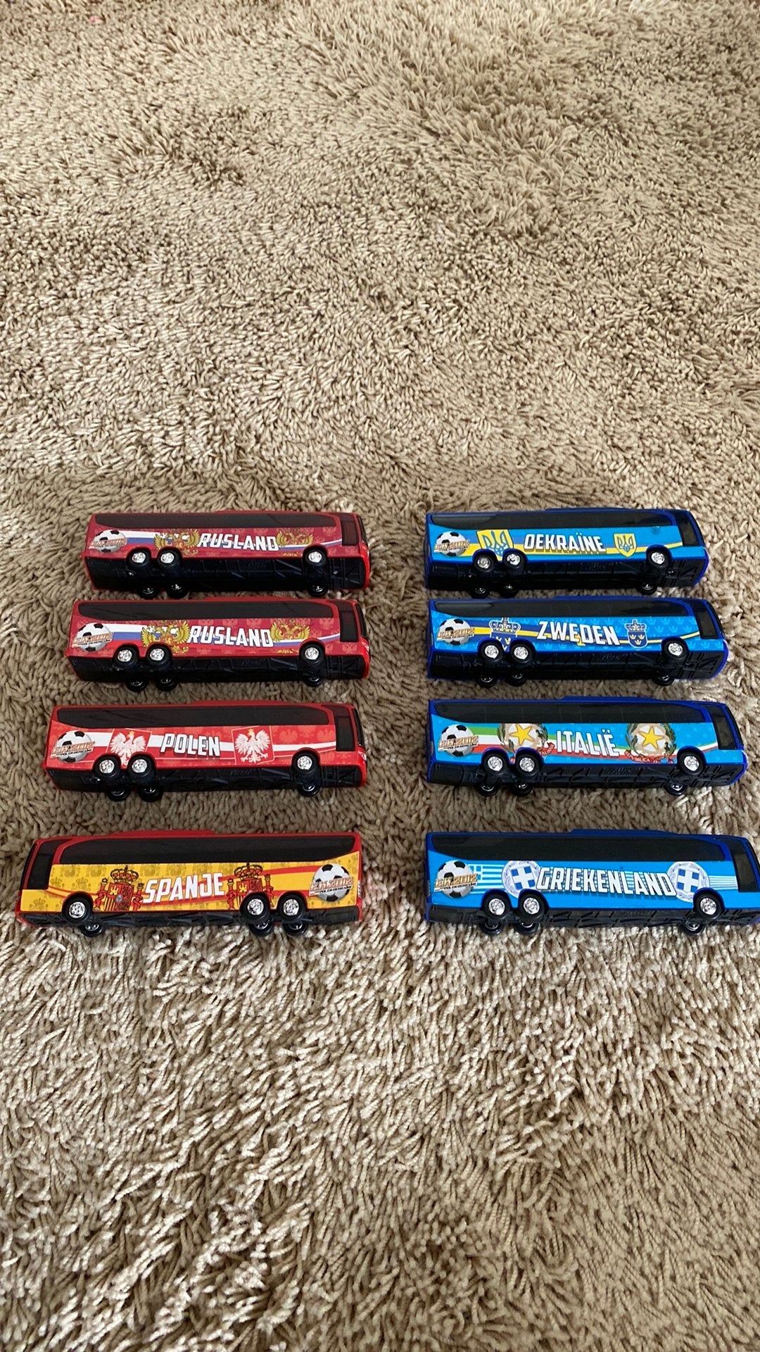 EK bussen, Ophalen of Verzenden, Zo goed als nieuw, Buitenlandse clubs