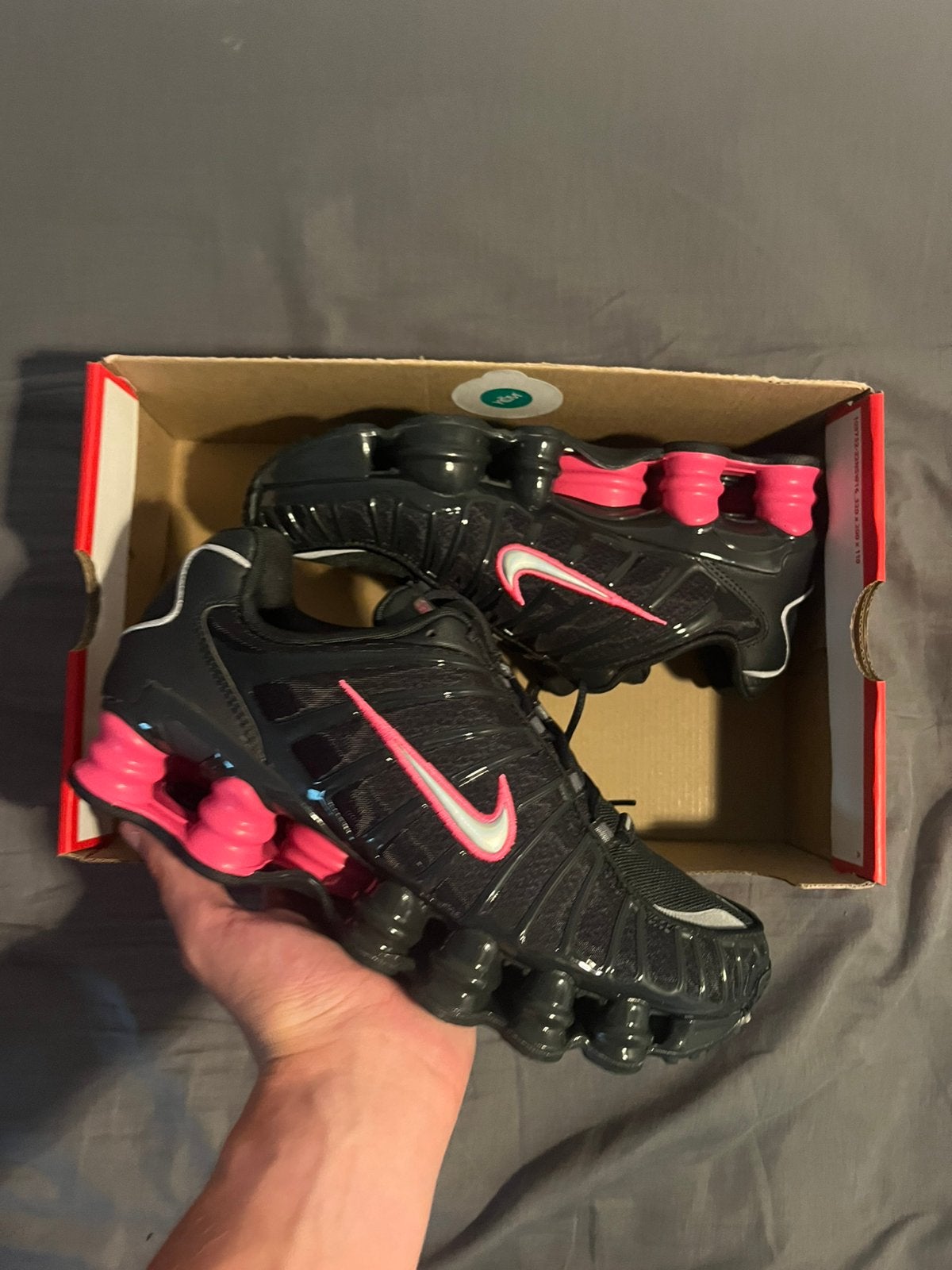 Nike Shox TL Zwart Roze - Maat 38.5, Ophalen of Verzenden, Nieuw, Zwart, Sneakers of Gympen