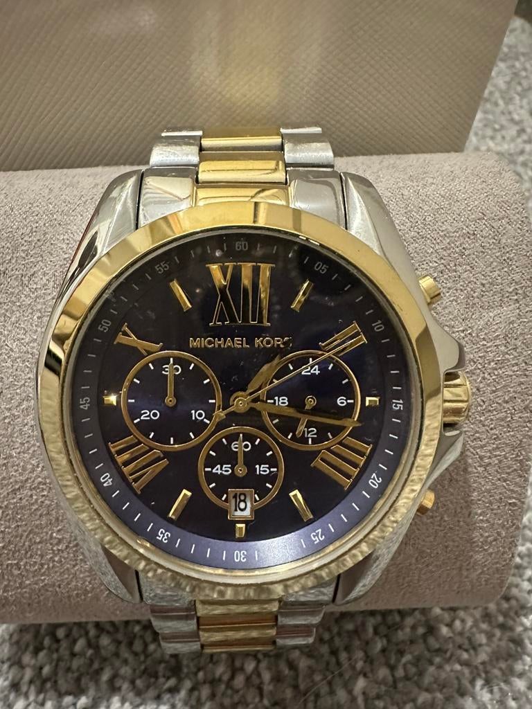 Michael kors herenhorloge, Sieraden, Tassen en Uiterlijk, Horloges | Heren, Overige merken, Staal, Staal, Verzenden