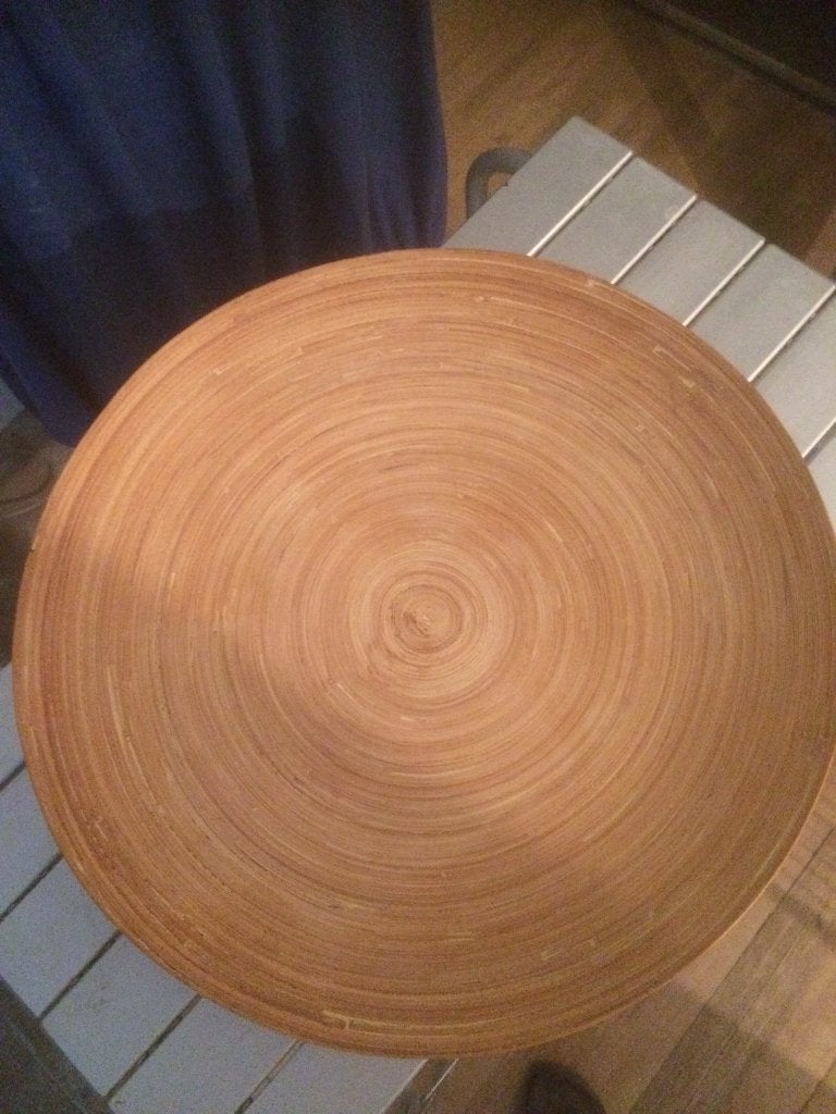 2 nieuwe houten schalen, Huis en Inrichting, Woonaccessoires | Schalen en Manden, Ophalen, Schaal, Rond, Nieuw