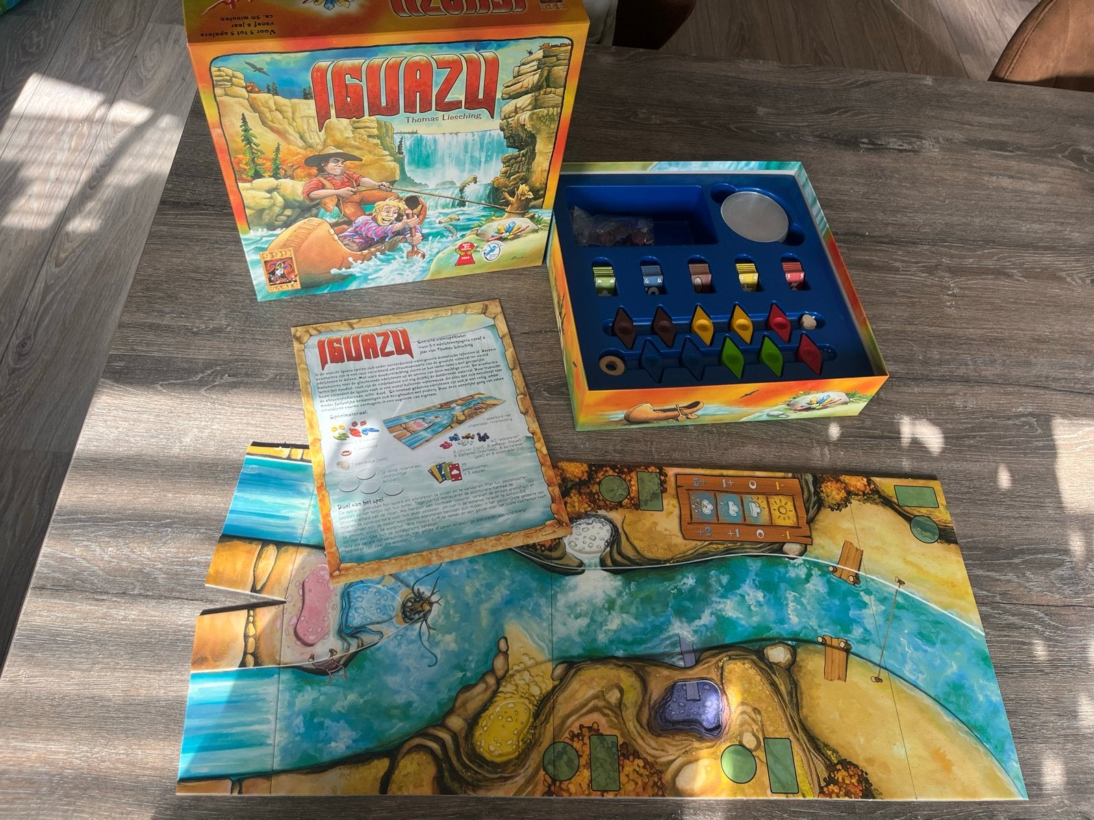Iguazu Bordspel - Compleet en in goede staat, Hobby en Vrije tijd, Drie of vier spelers, Ophalen of Verzenden, Zo goed als nieuw