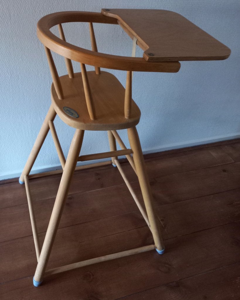 Kibofa kinderstoel met afneembaar blad retro '60 @DOC61, Ophalen, Zo goed als nieuw, Overige typen, Aanschuifbaar