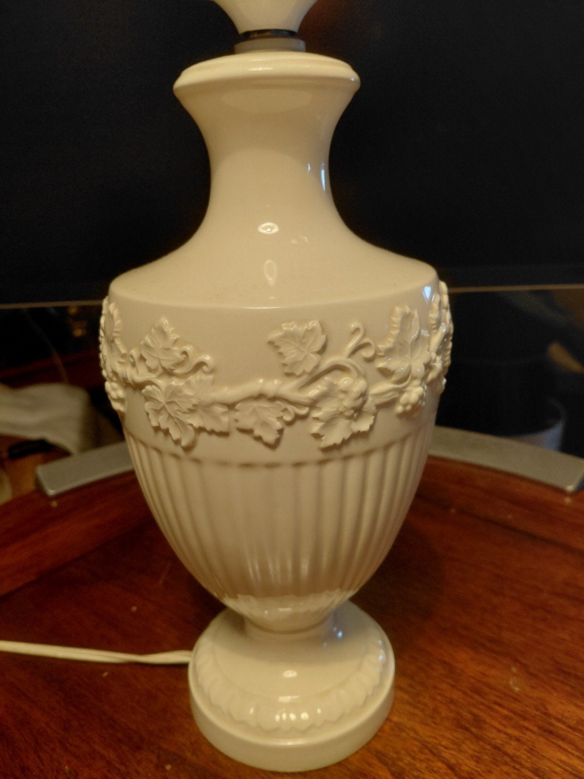 Wedgwood Tafellamp met Druivenmotief, Ophalen of Verzenden