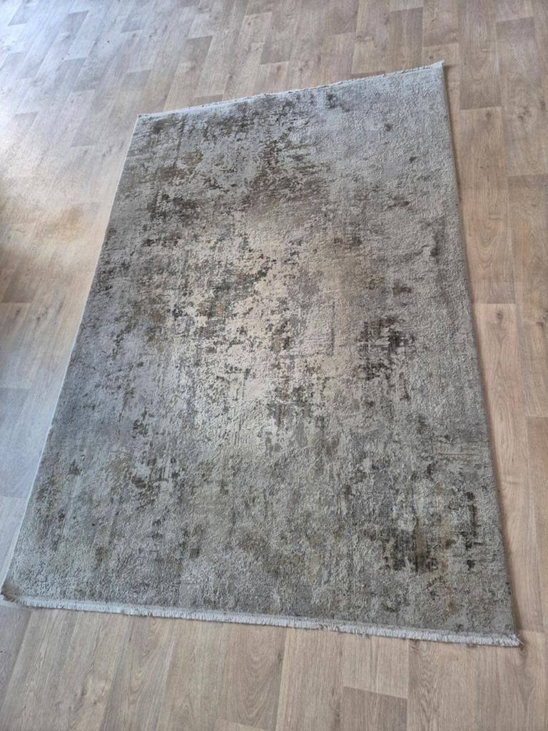 Modern Vloerkleed Fresco Grijs/Beige - 155x240 cm, Ophalen, Grijs, 150 tot 200 cm, 200 cm of meer