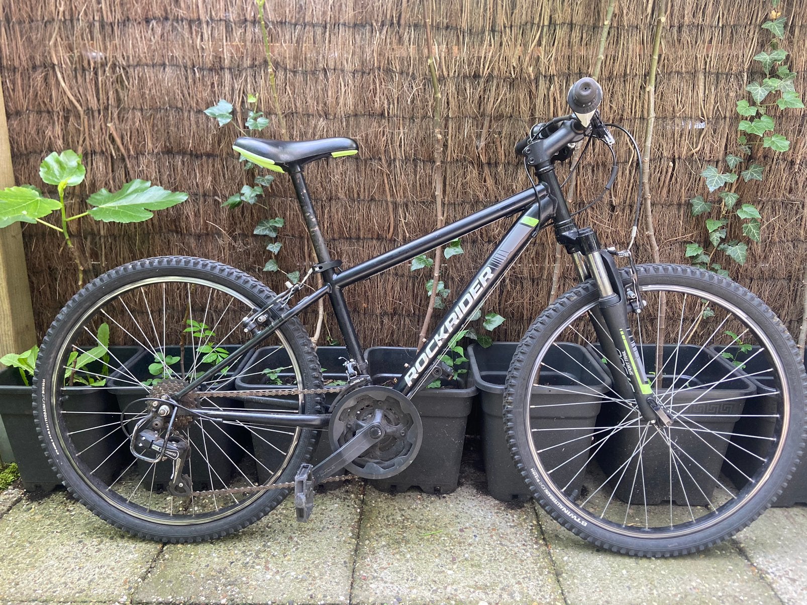 Mountainbike 24 inch 18 versnellingen Rockrider decathlon, Fietsen en Brommers, Hardtail, Zo goed als nieuw, Ophalen, Overige merken