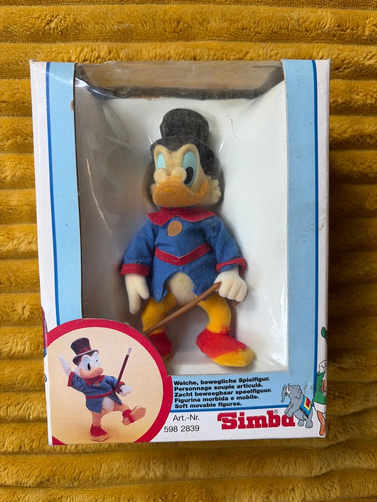 Simba Oom Dagobert Duck Figuur - Nieuw in Doos, Ophalen of Verzenden, Nieuw