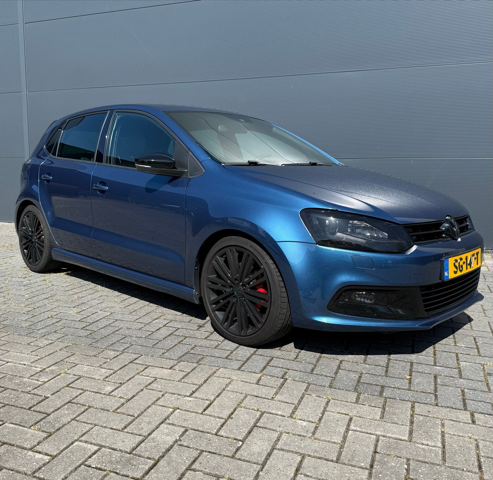 Volkswagen Polo blue gt, Auto's, Volkswagen, 1116 kg, 4 cilinders, Blauw, 49 €/maand