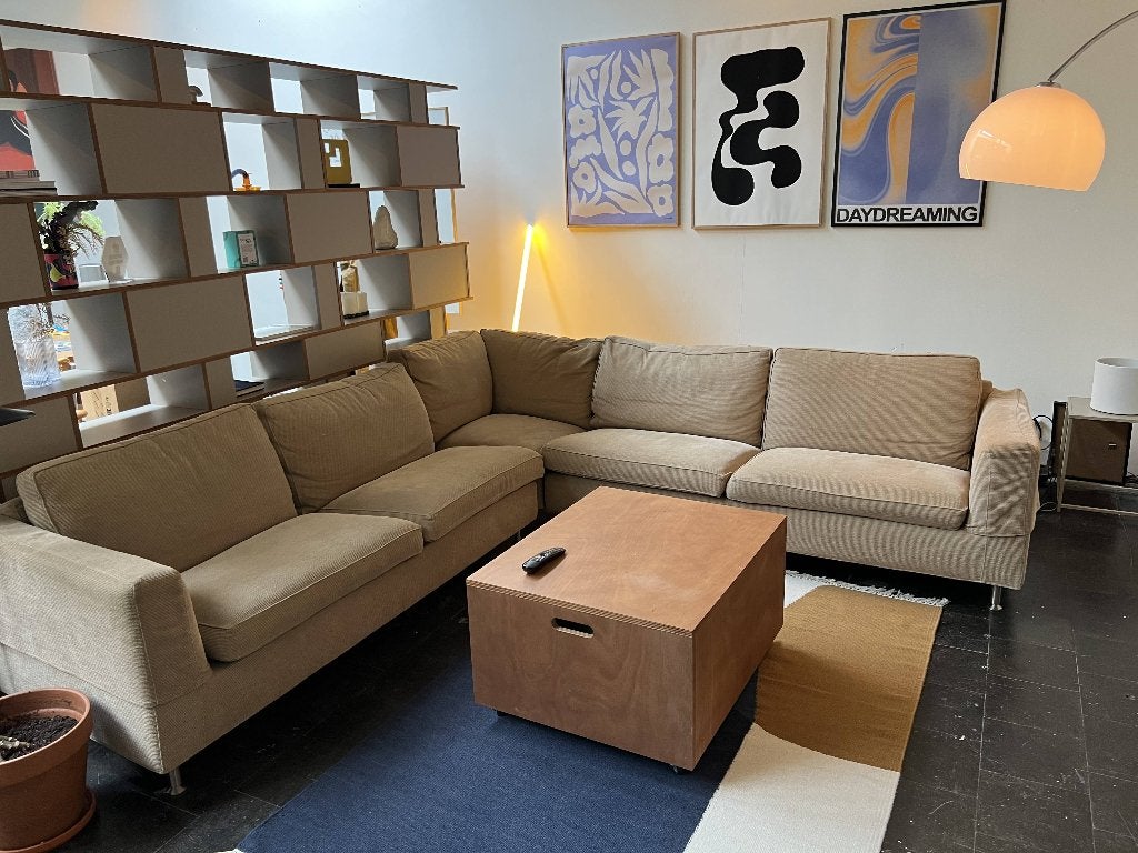 Minotti Hoekbank, Huis en Inrichting, Banken | Bankstellen, 250 tot 300 cm, Hoekbank, 75 tot 100 cm, Ophalen of Verzenden