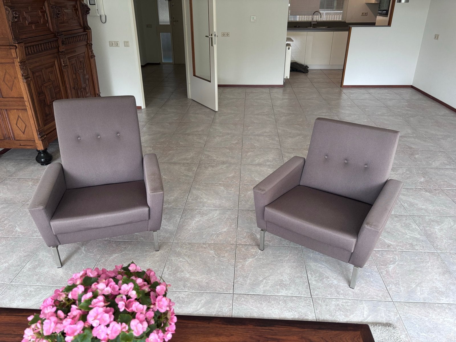 Twee Gelderland fauteuils - Stijlvol en comfortabel, Huis en Inrichting, Fauteuils, Ophalen, Gebruikt, 75 tot 100 cm, Stof
