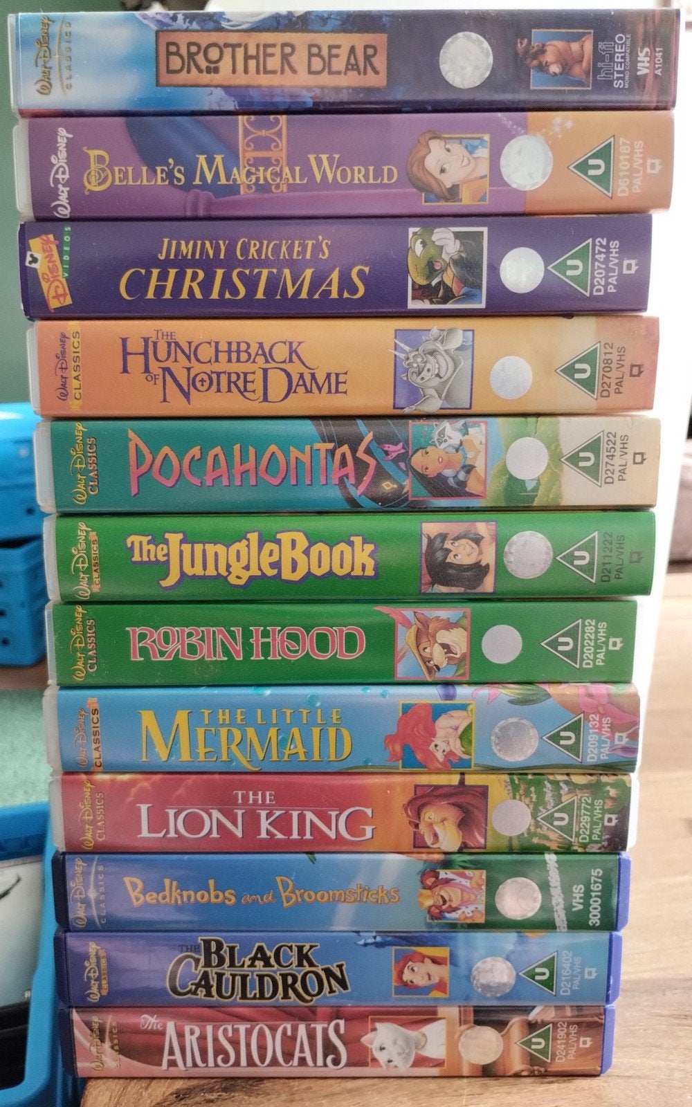 Disney VHS Collectie: 12 Klassiekers, Alle leeftijden, Ophalen of Verzenden, Gebruikt, Actie en Avontuur