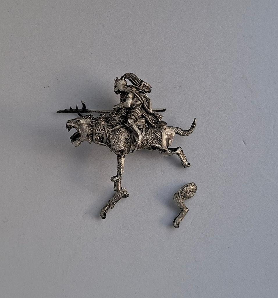 Warg Rider MESBG, Hobby en Vrije tijd, Wargaming, Ophalen of Verzenden, Zo goed als nieuw, Lord of the Rings, Figuurtje(s)