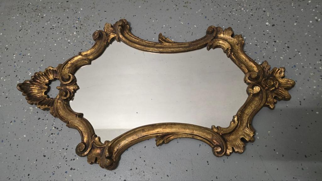Leuke Vintage Spiegel met Gouden Barok Lijst, Ophalen