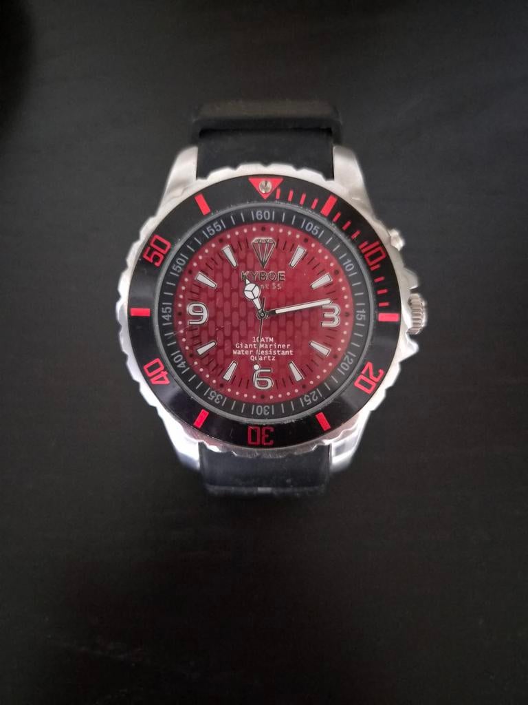 Kyboe Horloge - Stijlvol Heren Polshorloge, Sieraden, Tassen en Uiterlijk, Horloges | Heren, Overige merken, Gebruikt, Staal, Polshorloge