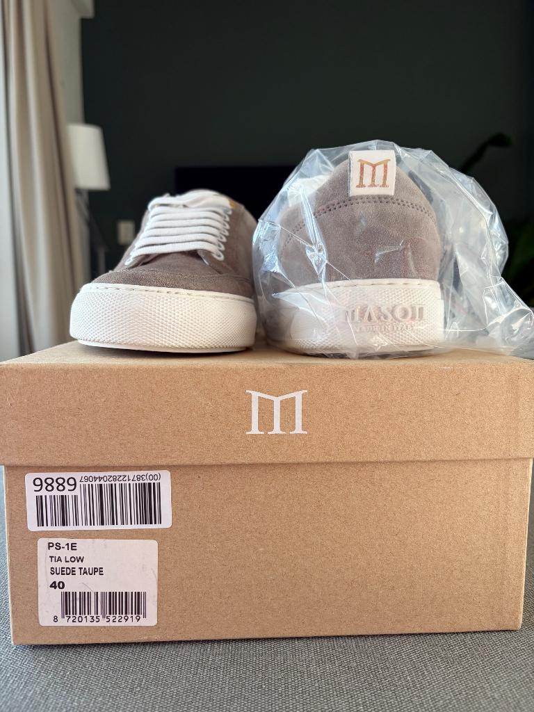 Mason Garments Tia Low Suede Taupe – Maat 40 – Nieuw in doos, Kleding | Heren, Schoenen, Ophalen, Bruin, Nieuw, Sneakers of Gympen