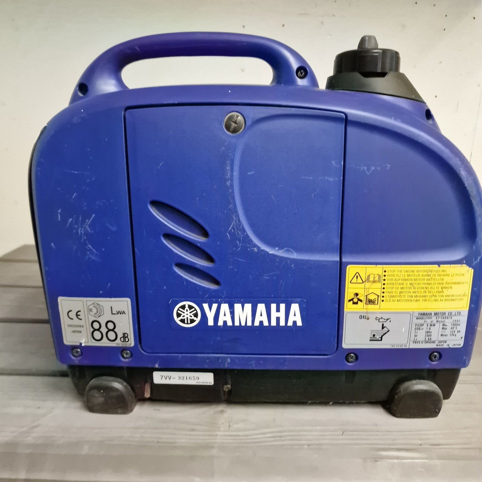 Yamaha EF1000iS Inverter Aggregaat - Compact en Stil, Ophalen, Gebruikt