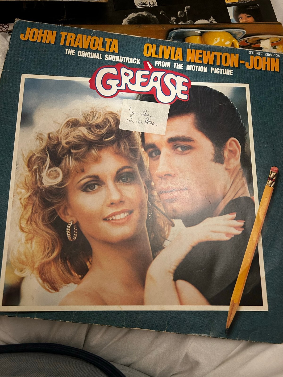 Grease Soundtrack LP - John Travolta & Olivia Newton-John