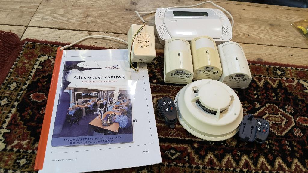 DSC Envoy alarmsysteem set met melders, Compleet systeem, Beweging, Gebruikt, Afstandsbediening