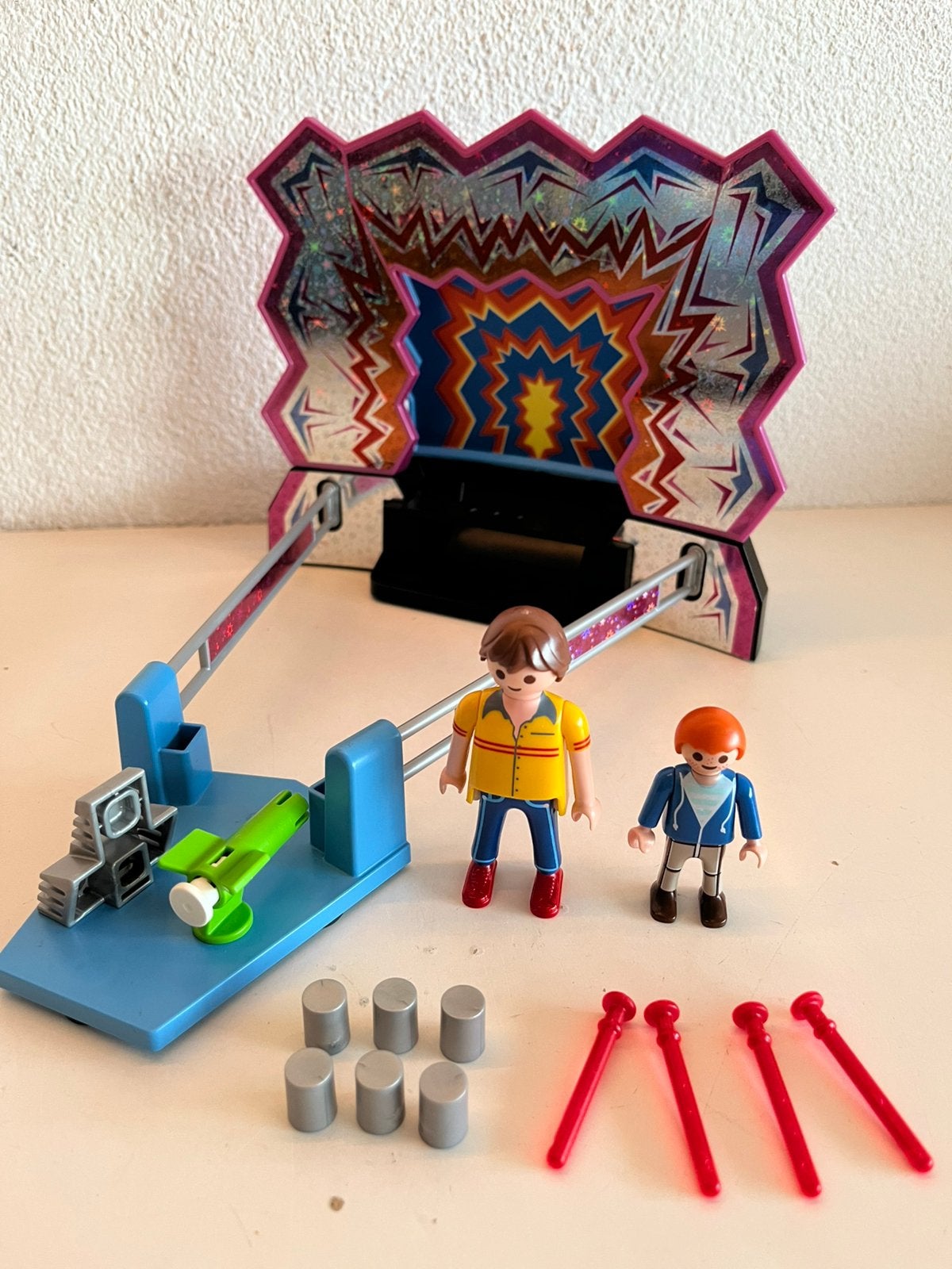 Playmobil kermis: blikgooien 5547, Ophalen of Verzenden, Zo goed als nieuw, Complete set