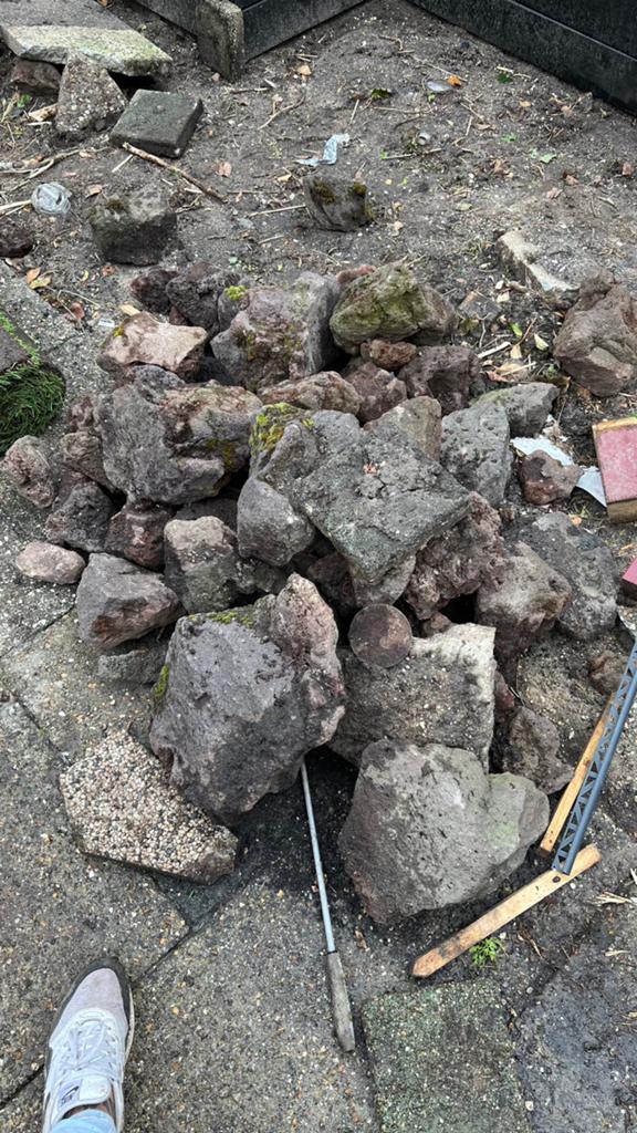 Lava stenen gratis, Tuin en Terras, Grind, Keien en Split, Ophalen, Bruin, Lava, Overige typen