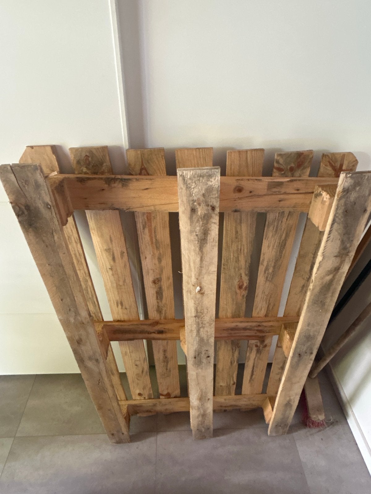 GRATIS afhalen - Gebruikte houten pallet, Ophalen, Gebruikt, 25 tot 50 mm, Pallet