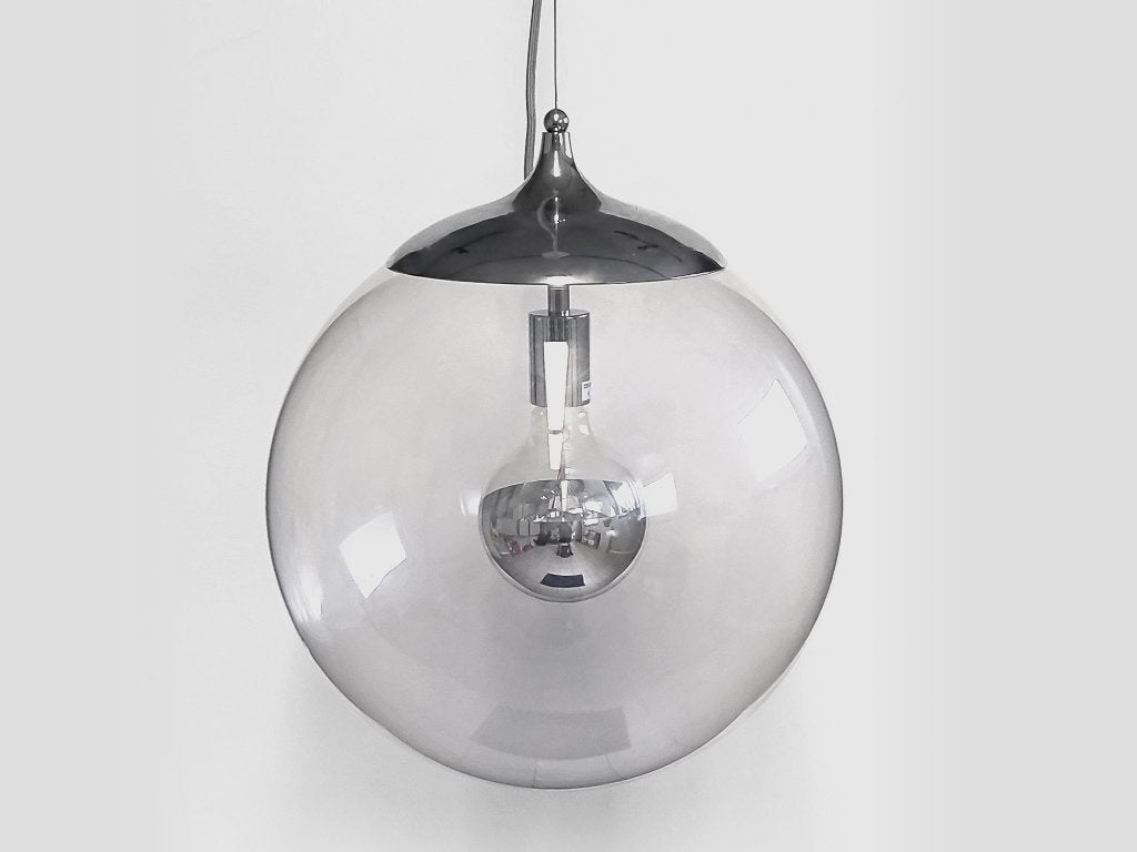 hanglamp Lucide "Manta", Ophalen, Glas, E27 (groot), Gebruikt
