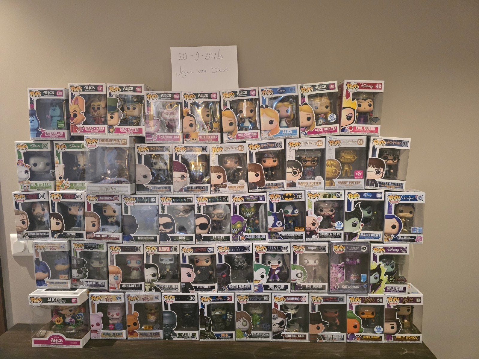 50x Funko Pop Disney Harry Potter Marvel Horror Exclusives, Ophalen, Nieuw