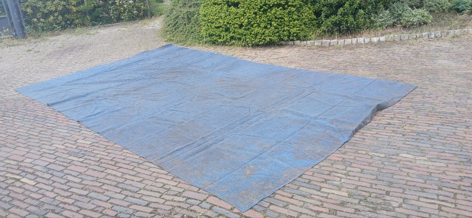 Gronddoek voortent, Ophalen, Gebruikt